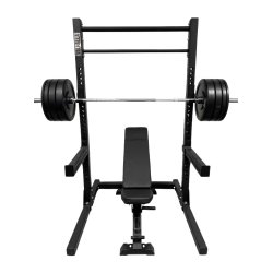 212 cm Squat rack s�t, med 137,5 kg v�gtstangs�t