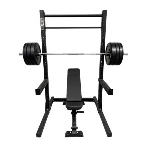 212 cm Squat rack s�t, med 137,5 kg v�gtstangs�t