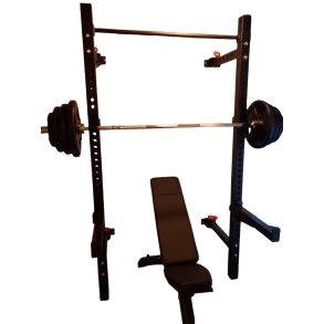 V�grack med 127,5 kg v�gtstangs�t