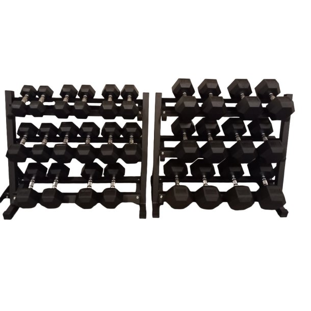Hexagon H�ndv�gt s�t, 8 - 40 kg incl. 2 rack