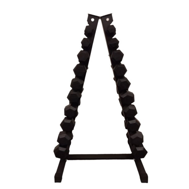 Hexagon h�ndv�gt s�t 1-10 kg med A rack