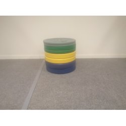 Bumper plates, 100 kg s�t farvede