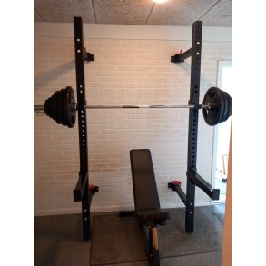 Vgrack med 127,5 kg vgtstangst