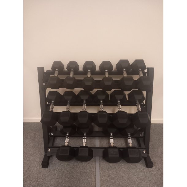 Rack med hndvgte 8-25 kg