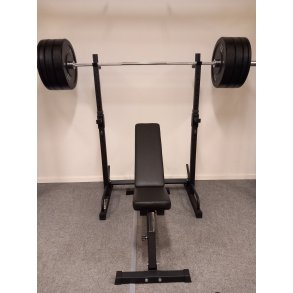 Homegym st med 137,5 kg vgtstangsst