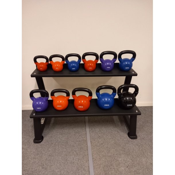 Rack med kettlebells 6-32 kg