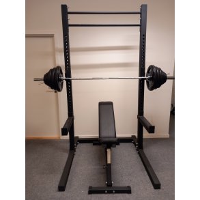 Squat rack st, 235 cm hj og 127 ,5 kg vgtstangsst