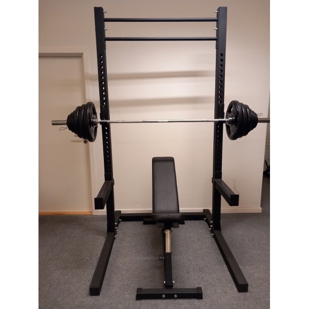 Squat rack st, 235 cm hj og 127 ,5 kg vgtstangsst