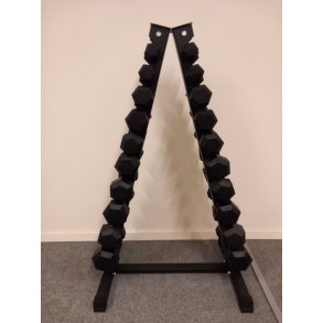 Hexagon hndvgt st 1-10 kg med A rack