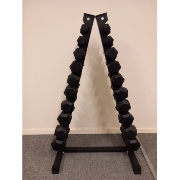 Hexagon hndvgt st 1-10 kg med A rack